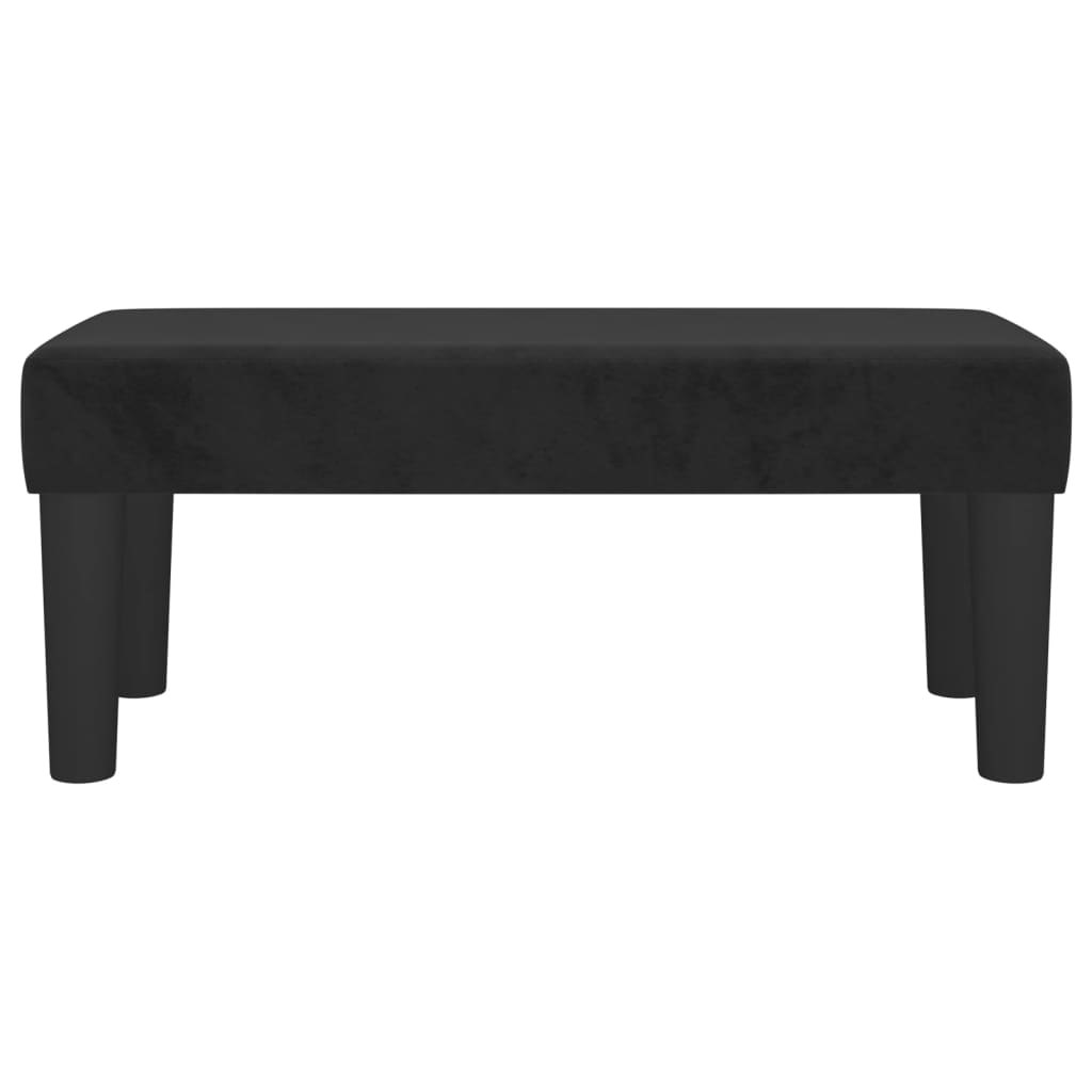 Banco 70x30x30 cm veludo preto