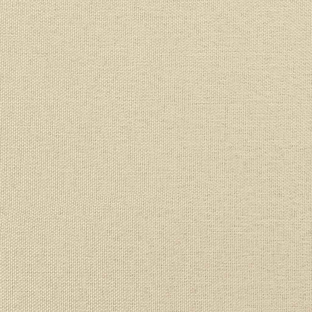 Apoio de pés 60x50x41 cm tecido cor creme