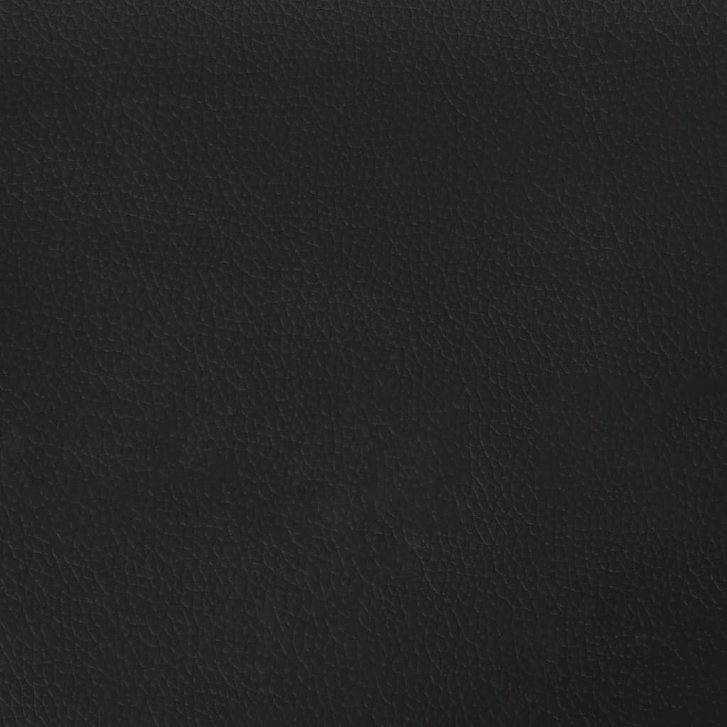Apoio de pés 70x55x41 cm couro artificial preto