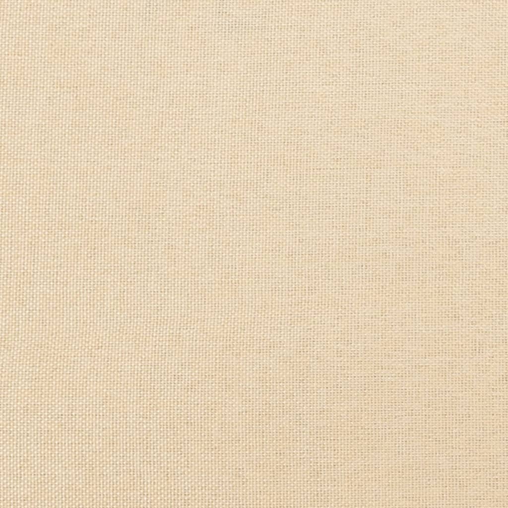 Banco 70x35x41 cm tecido cor creme