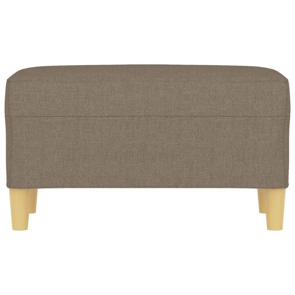 Banco 70x35x41 cm tecido cinza-acastanhado