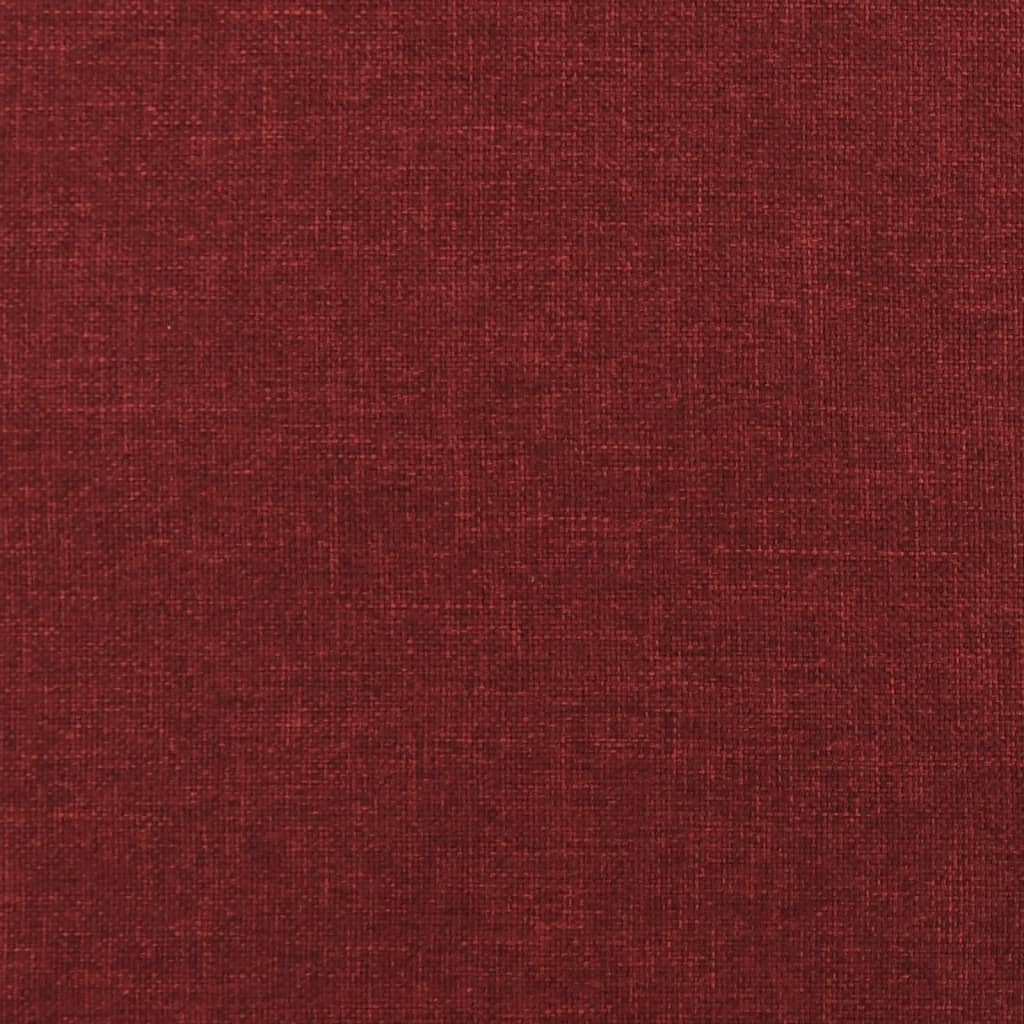 Banco 100x35x41 cm tecido vermelho tinto