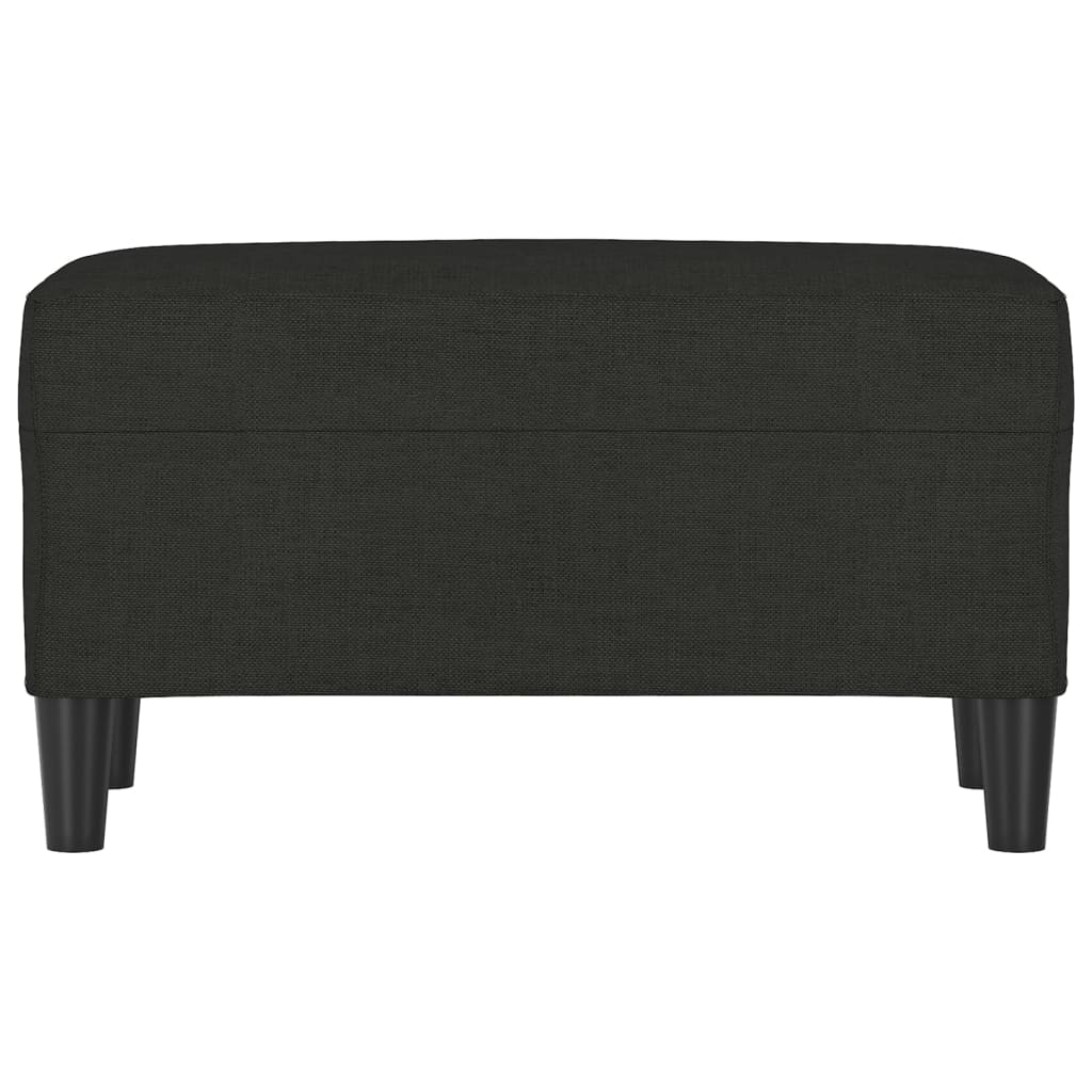 Banco 70x35x41 cm tecido preto