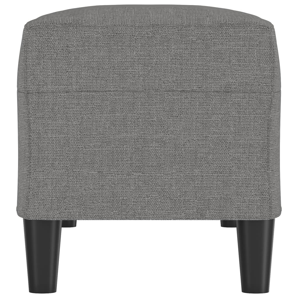 Banco 100x35x41 cm tecido cinza-escuro