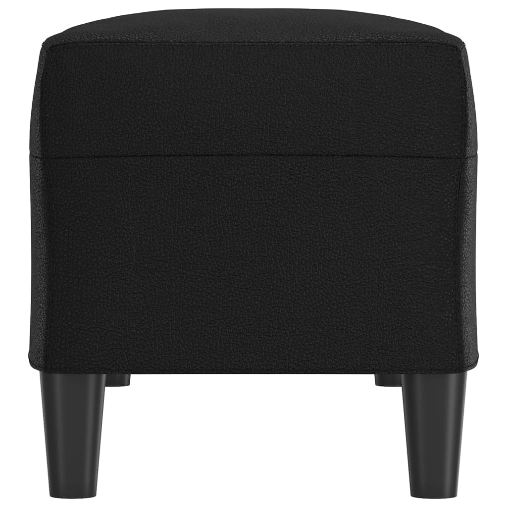Banco 100x35x41 cm couro artificial preto