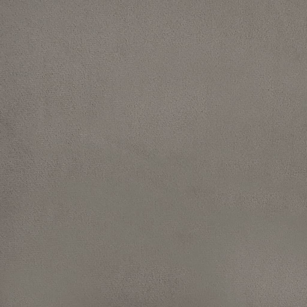 Banco 100x35x41 cm veludo cinza-claro