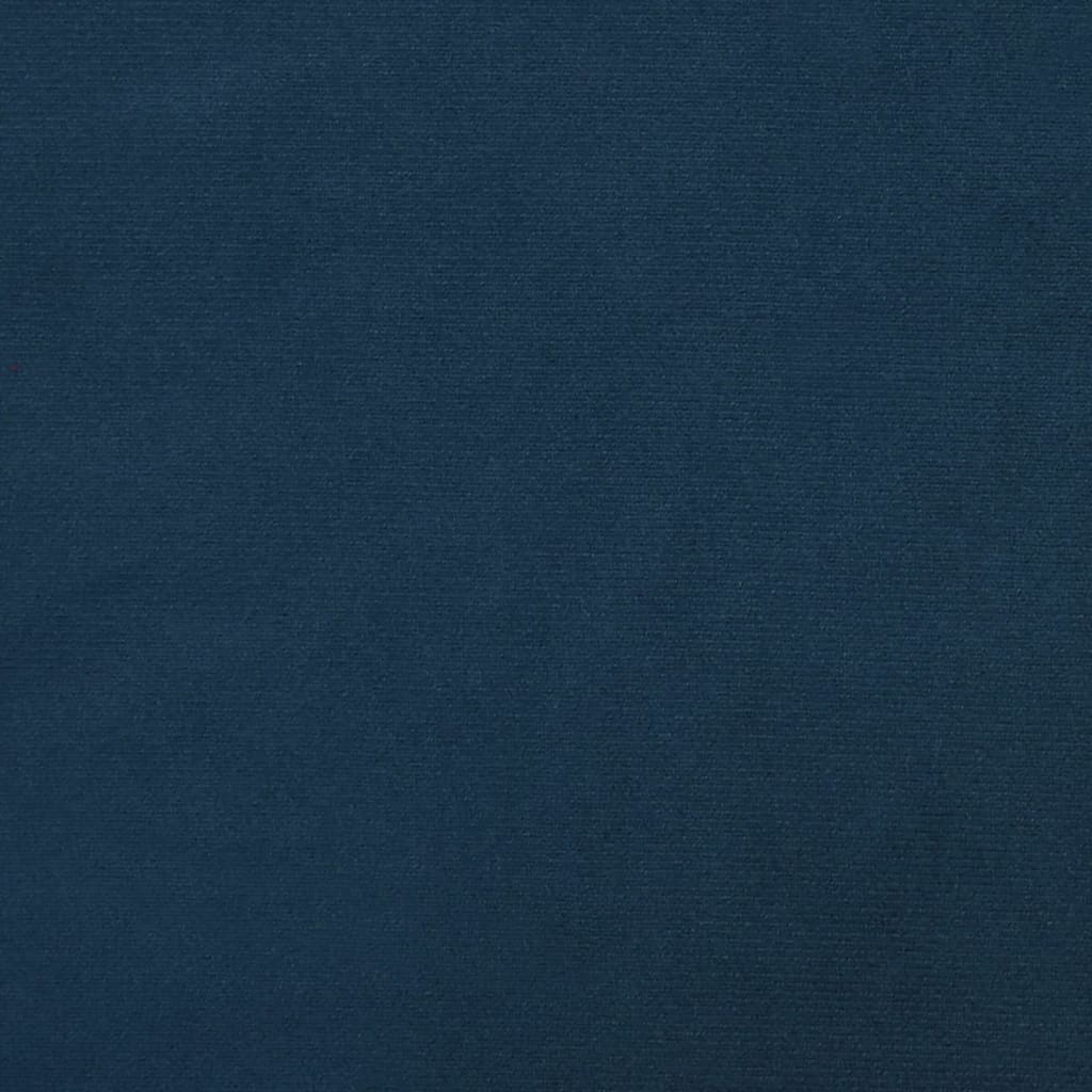 Banco 100x35x41 cm veludo azul