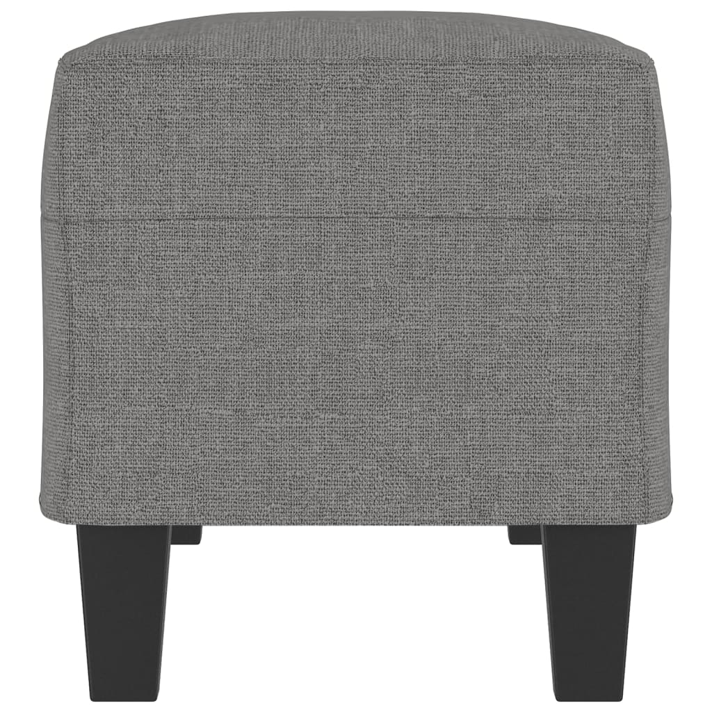 Banco 100x35x41 cm tecido cinza-escuro