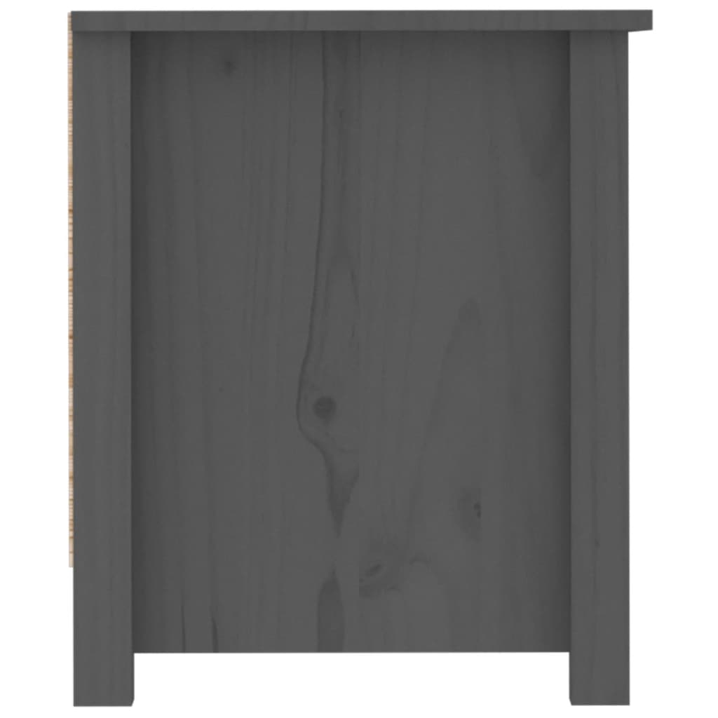 Sapateira 110x38x45,5 cm pinho maciço cinzento