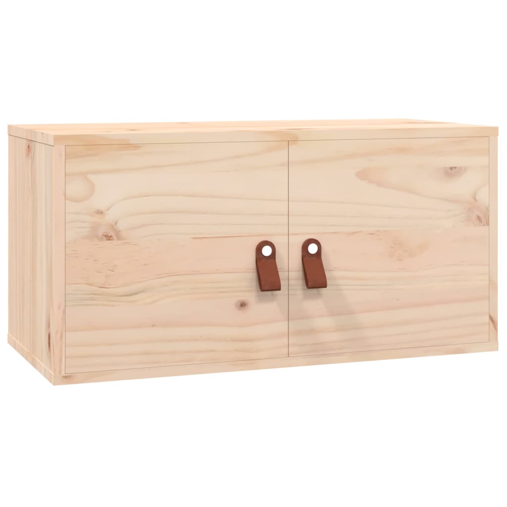 Armários de parede 2 pcs 60x30x30 cm madeira de pinho maciça