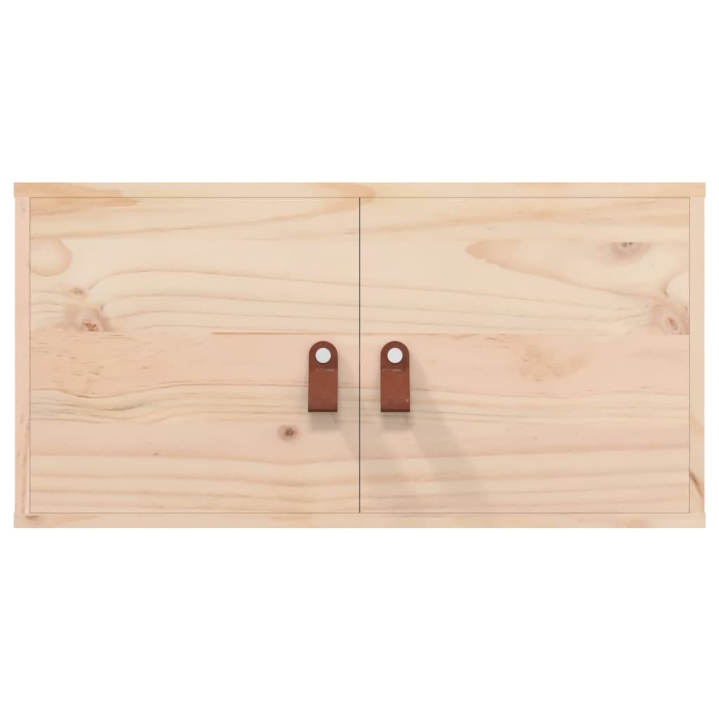 Armários de parede 2 pcs 60x30x30 cm madeira de pinho maciça