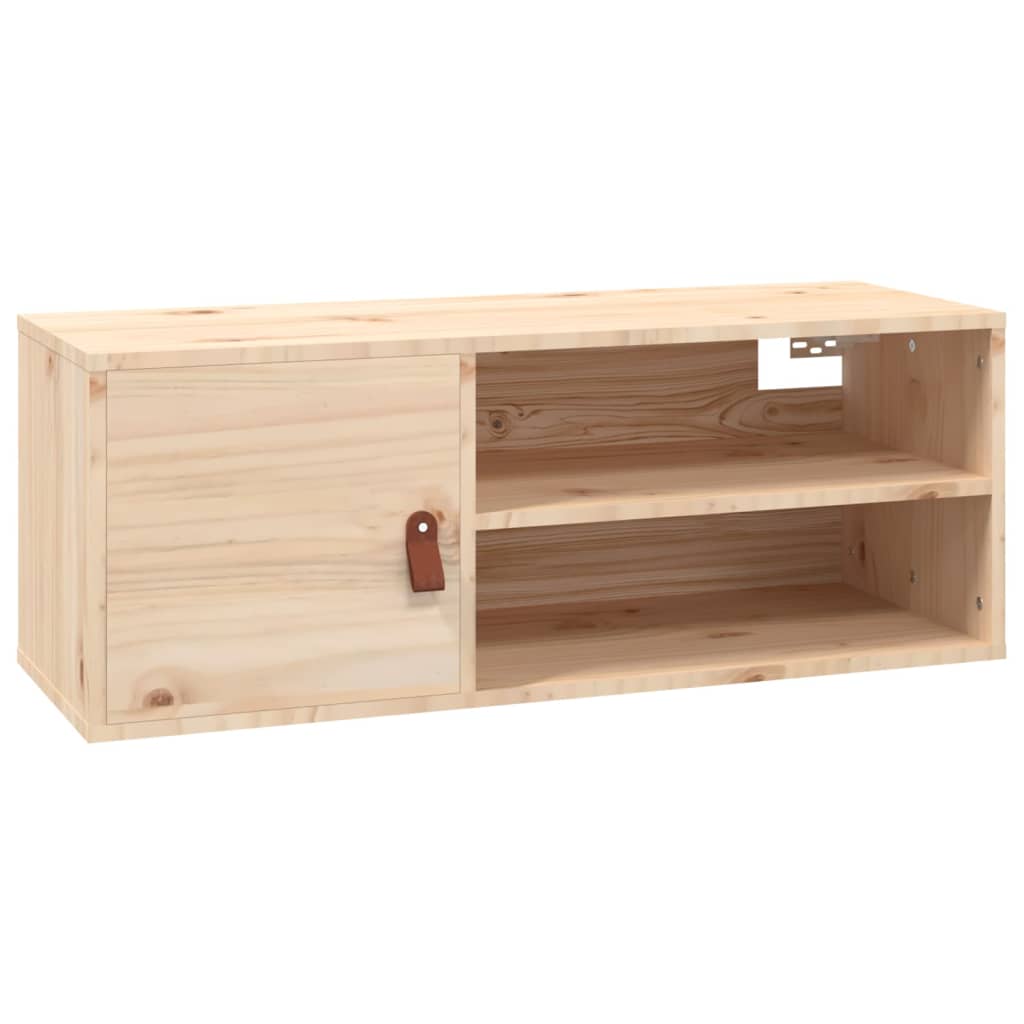 Armários de parede 2 pcs 80x30x30 cm madeira de pinho maciça