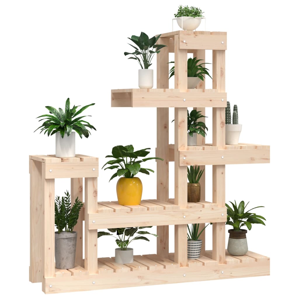Suporte para plantas 92x25x97 cm pinho maciço