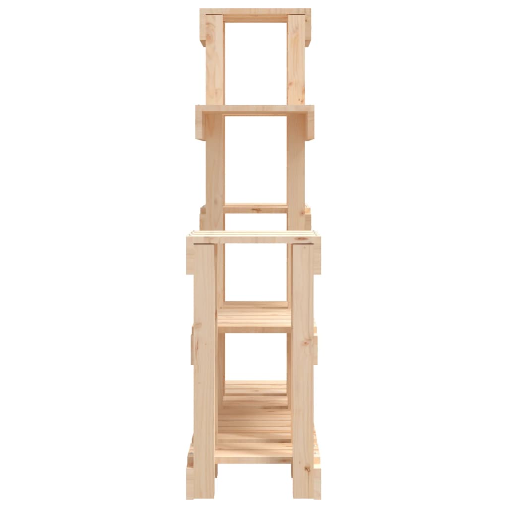 Suporte para plantas 92x25x97 cm pinho maciço