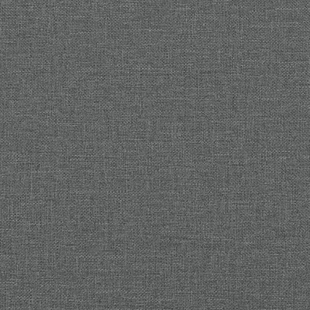 Banco 110,5x45x49 cm tecido cinza-escuro