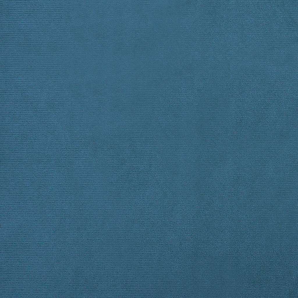 Cama para cães 66x40x45 cm veludo azul