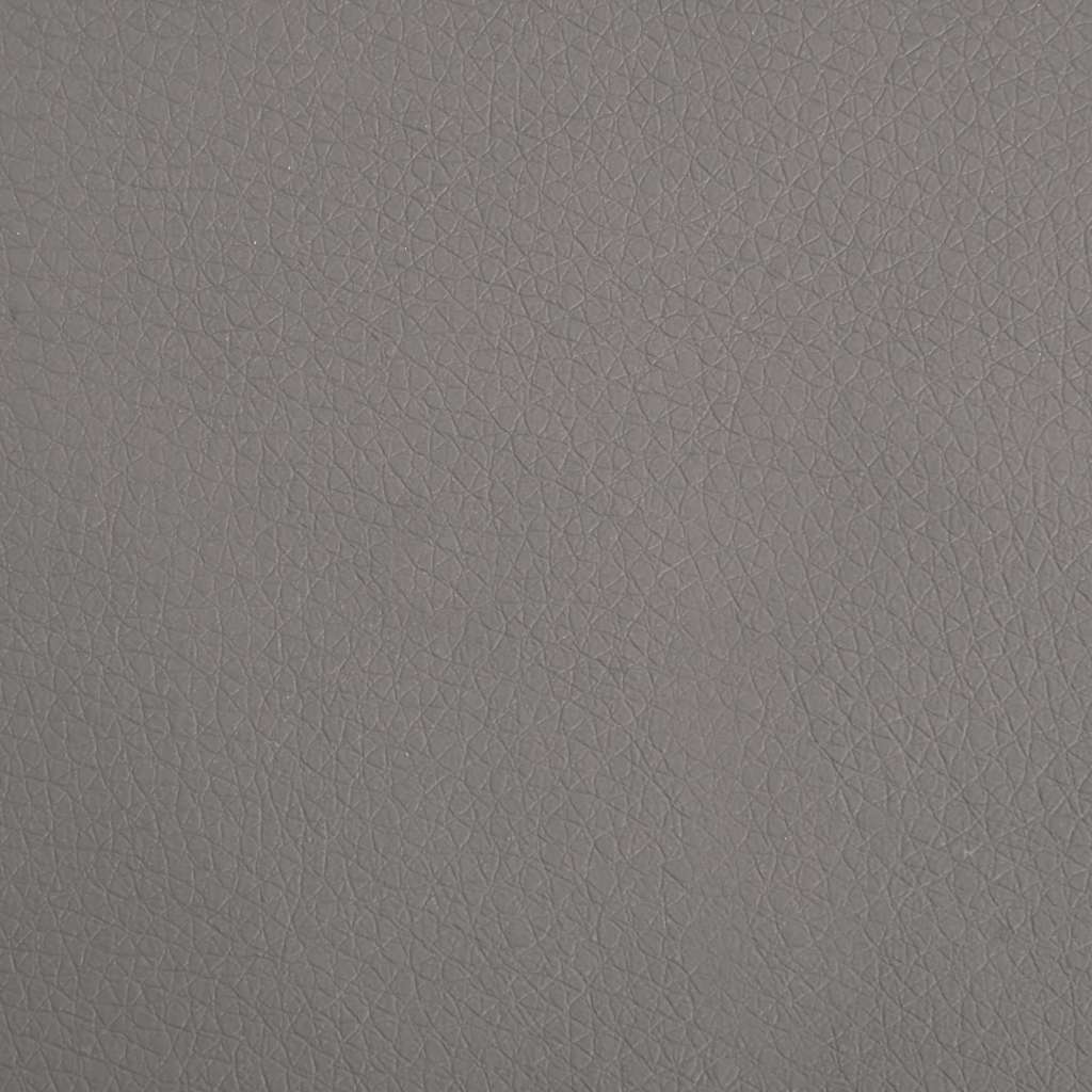 Cama para cães 90x53x30 cm couro artificial cinzento
