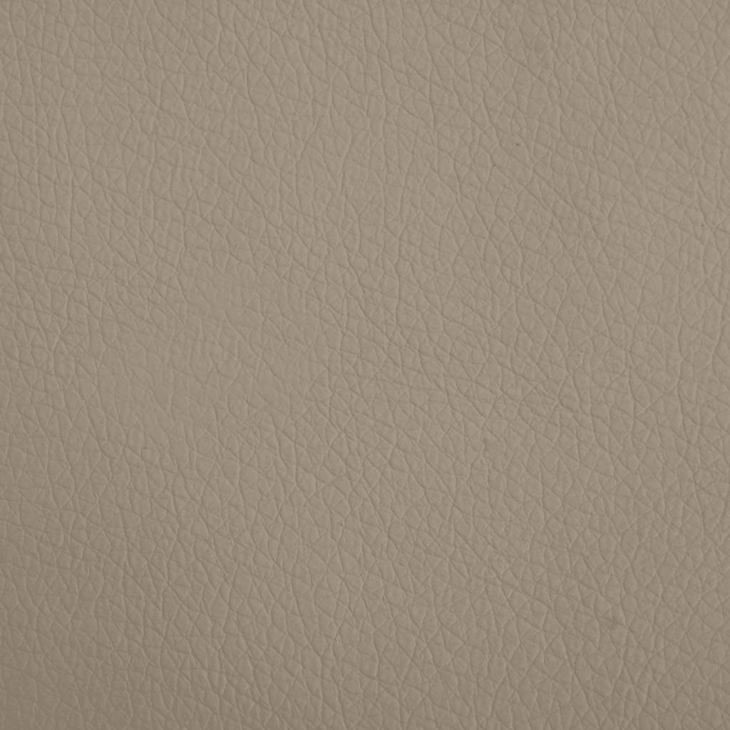 Cama para cães 70x45x30 cm couro artificial cappuccino