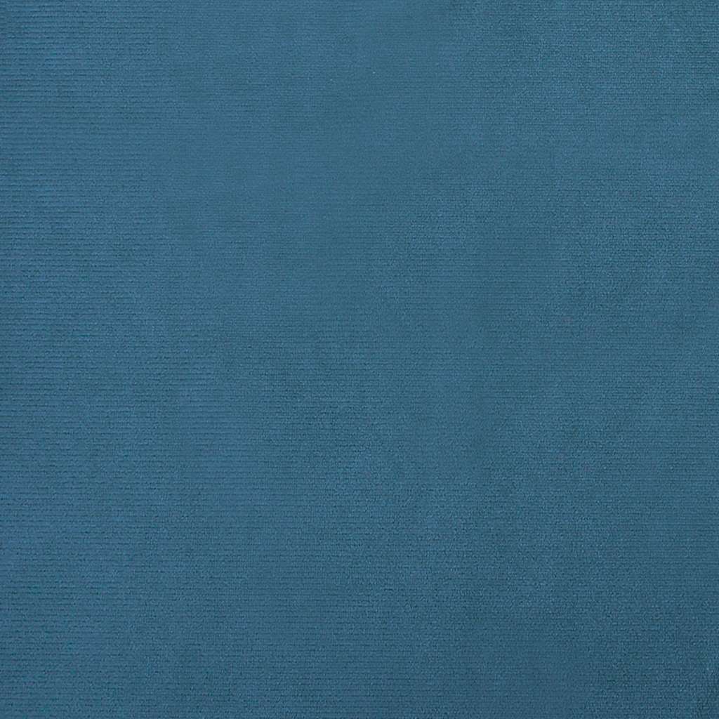 Cama para cães 70x52x30 cm veludo azul
