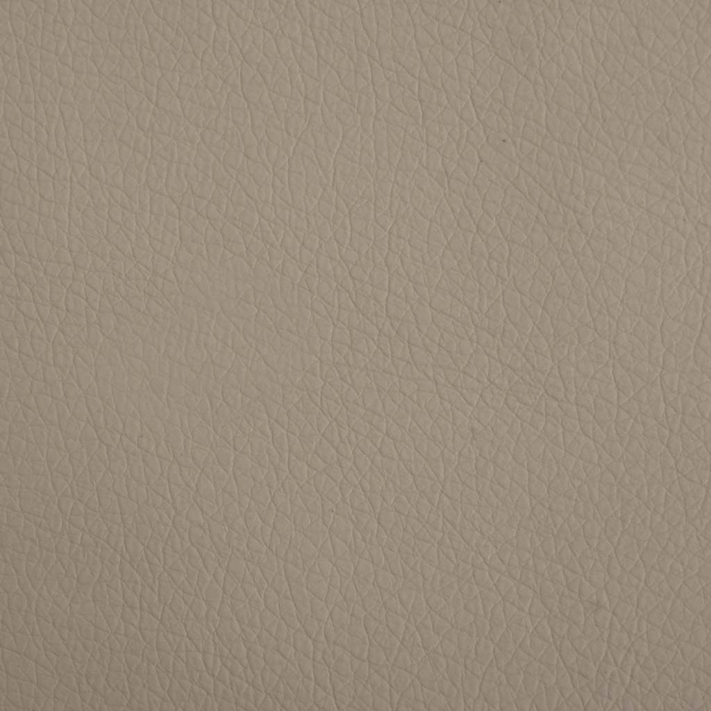 Cama para cães 70x45x30 cm couro artificial cappuccino