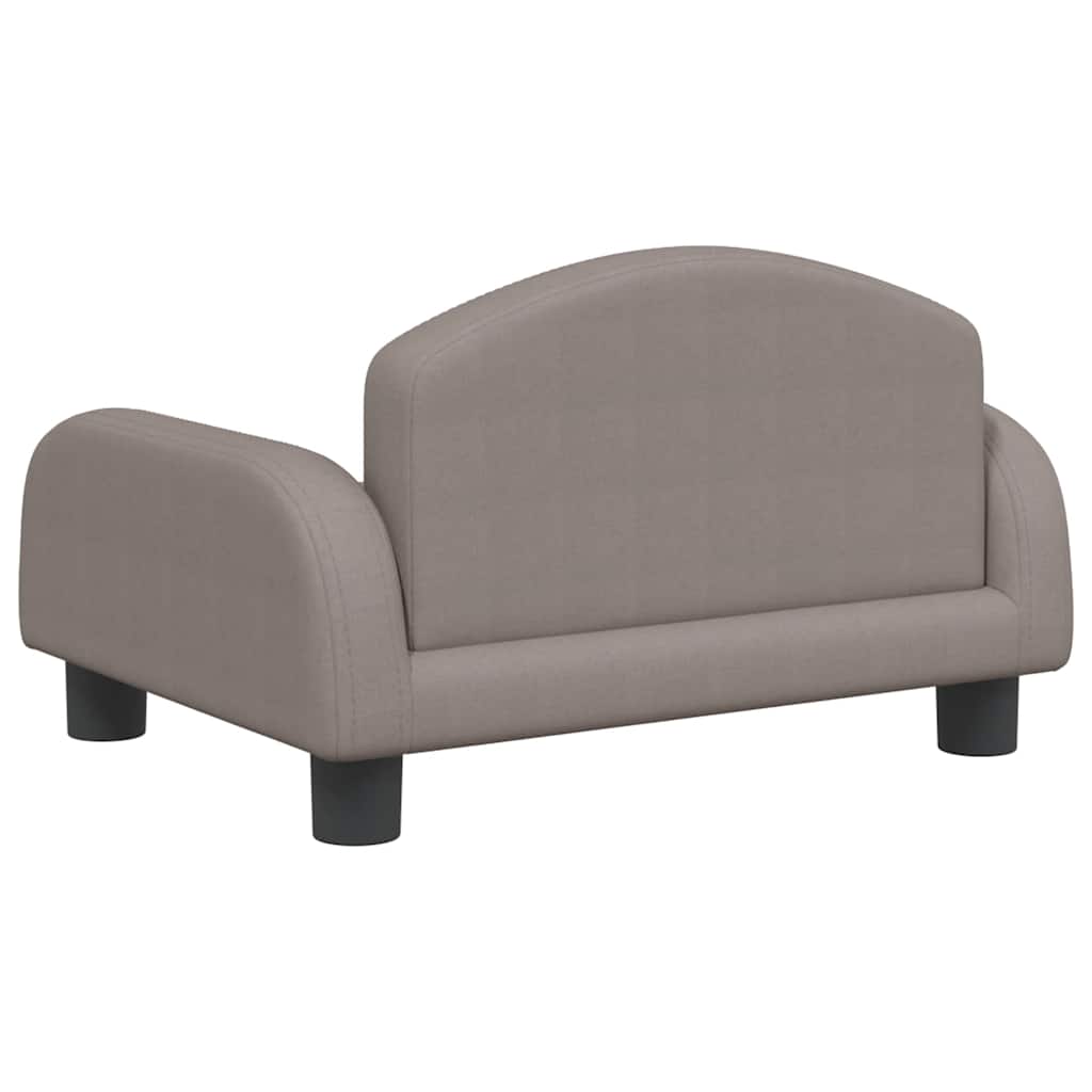 Cama para cães 50x40x30 cm tecido cinzento-acastanhado