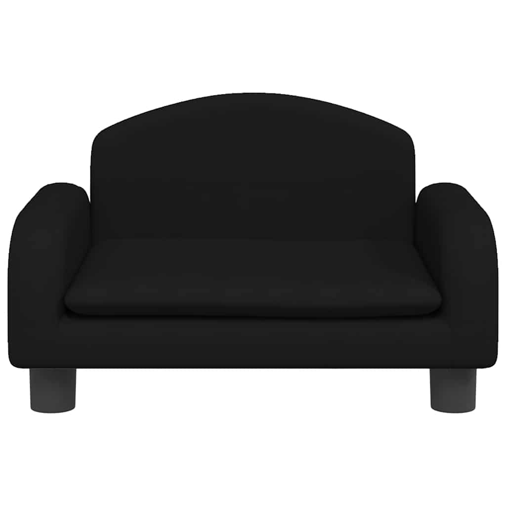 Cama para cães 50x40x30 cm tecido preto