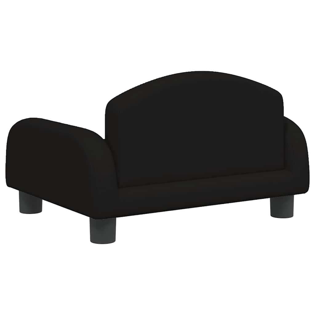 Cama para cães 50x40x30 cm tecido preto