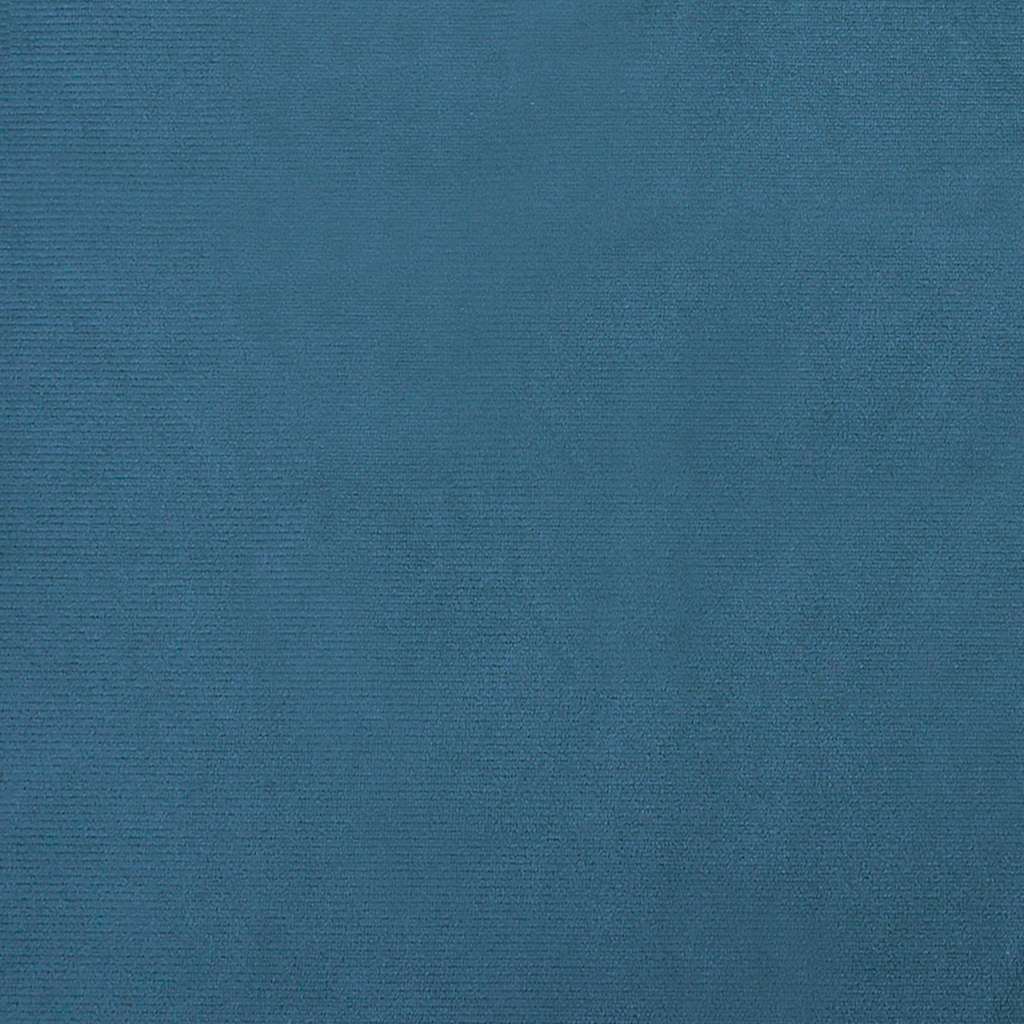 Cama para cães com extensão 100x50x30 cm veludo azul