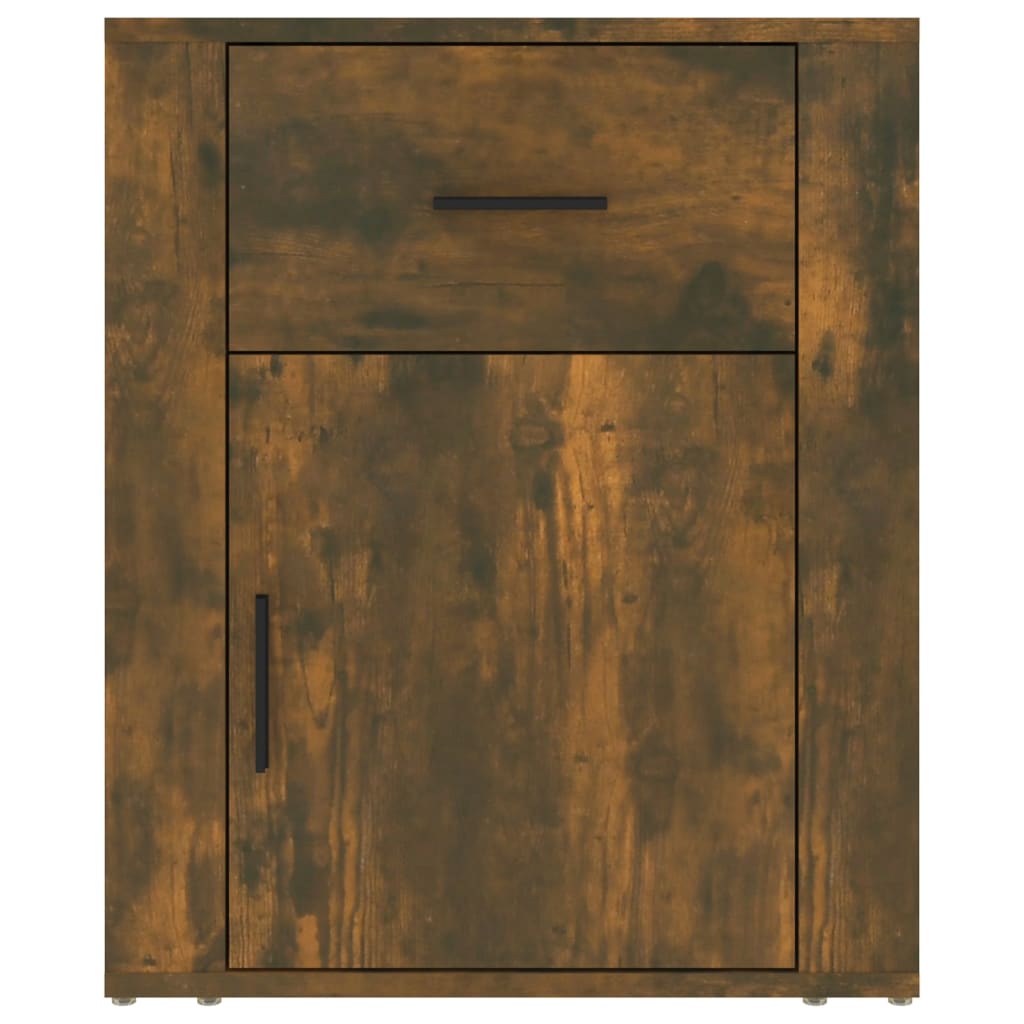 Mesa cabeceira 50x36x60 cm derivados madeira carvalho fumado
