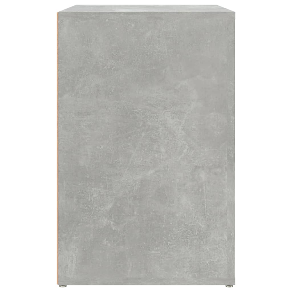 Sapateira 130x35x54 cm derivados de madeira cinzento cimento