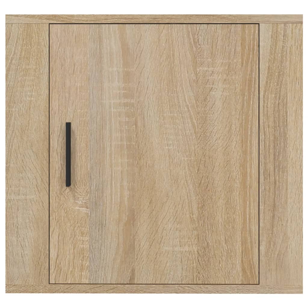Mesas de cabeceira parede 2 pcs 50x30x47 cm cor carvalho sonoma