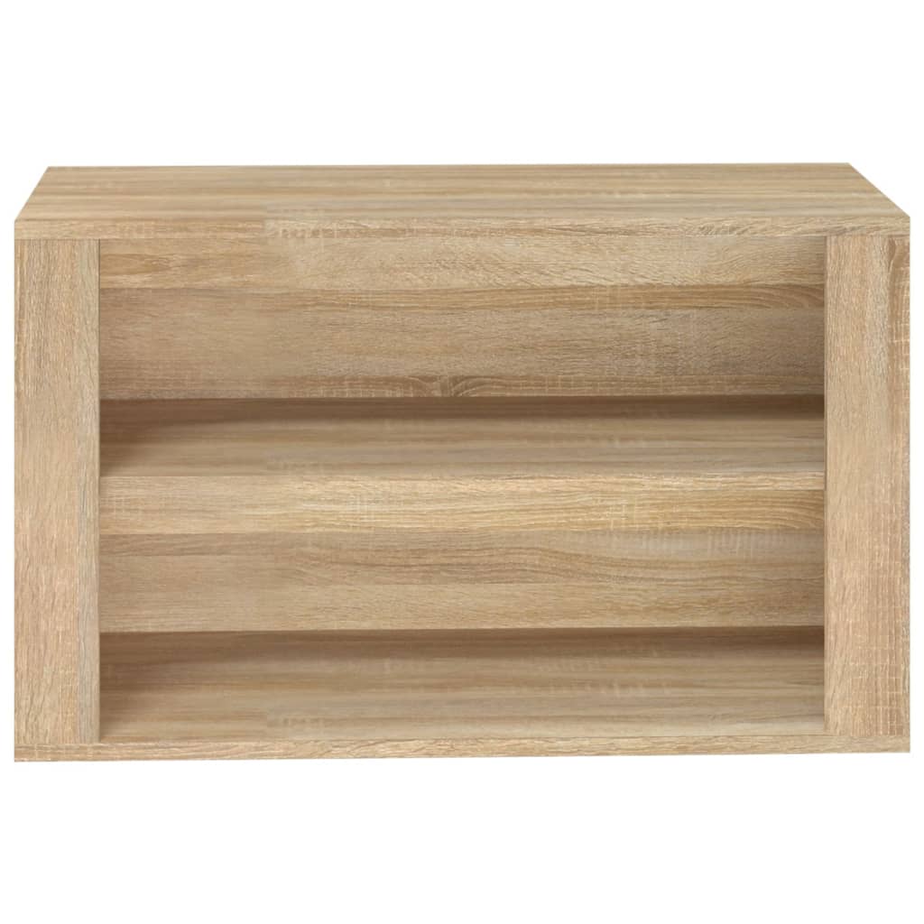 Sapateira 75x35x45 cm derivados de madeira carvalho sonoma