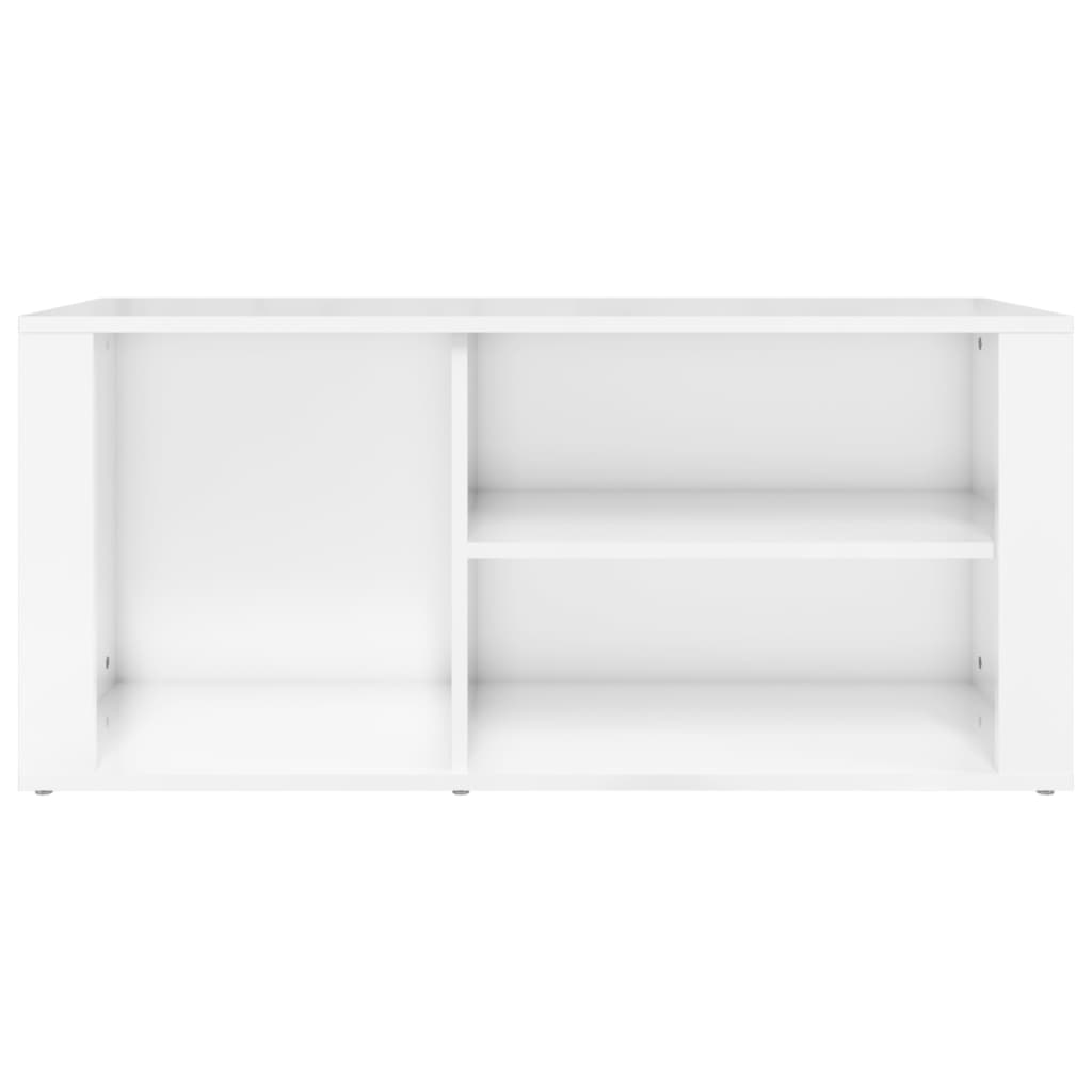 Sapateira 100x35x45 cm derivados de madeira branco brilhante