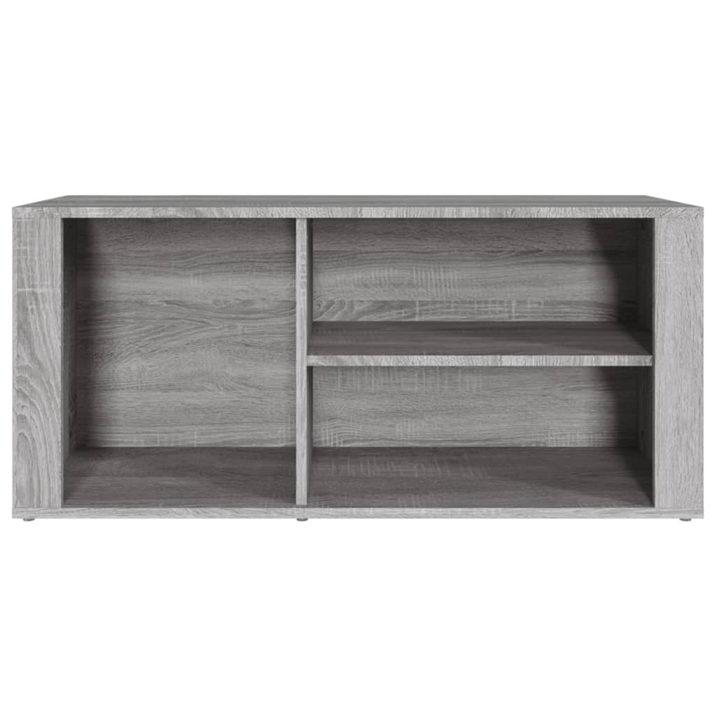 Sapateira 100x35x45 cm derivados de madeira sonoma cinza