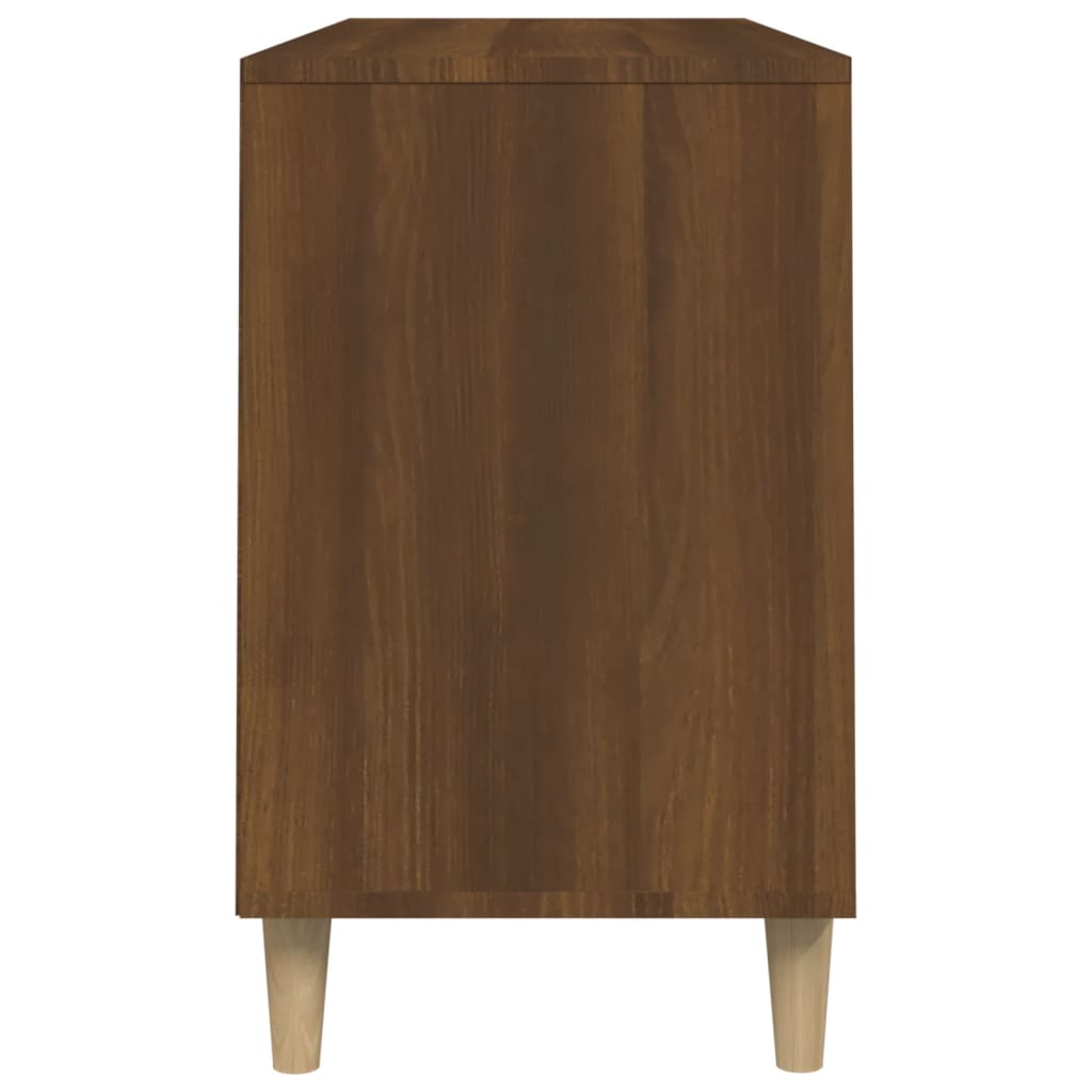 Sapateira 102x36x60 cm derivados de madeira carvalho castanho