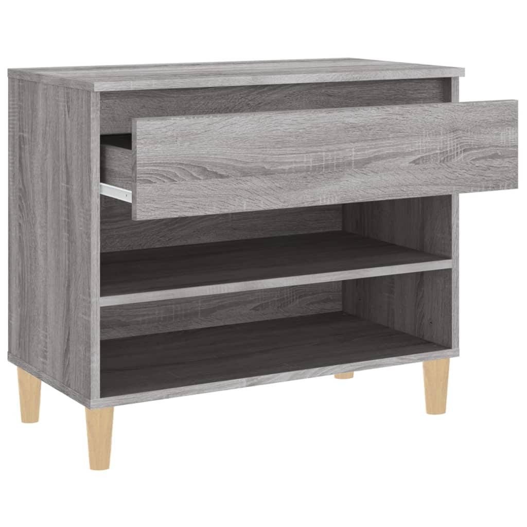 Sapateira 70x36x60 cm derivados de madeira cinzento sonoma