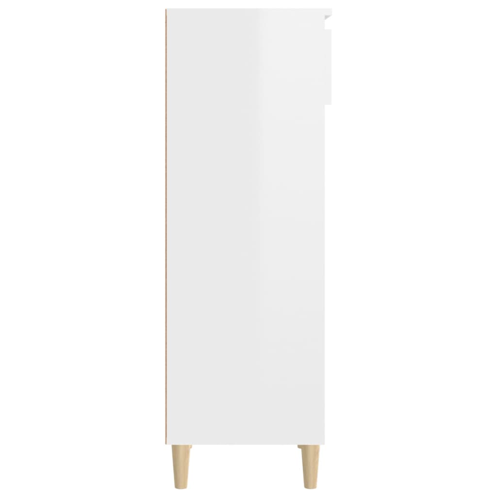 Sapateira 40x36x105 cm derivados de madeira branco brilhante