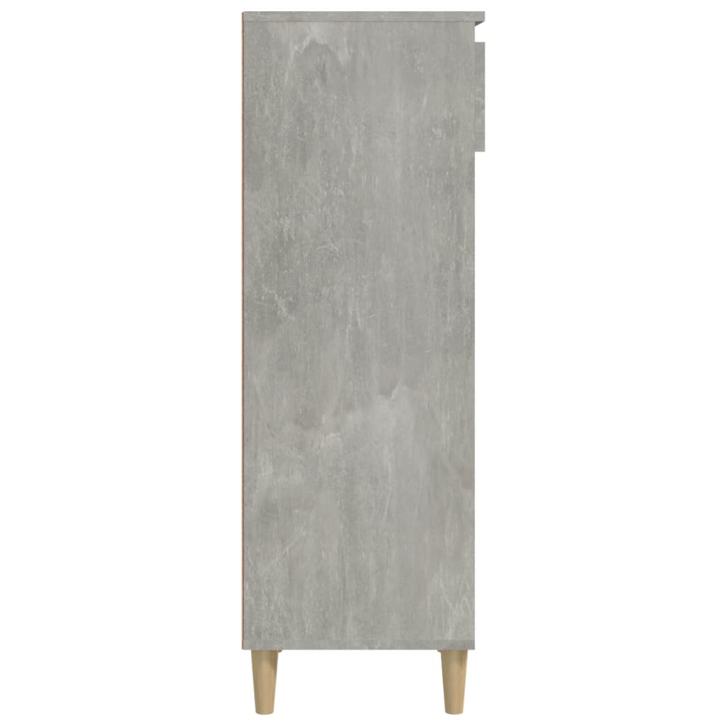 Sapateira 40x36x105 cm derivados de madeira cinzento cimento
