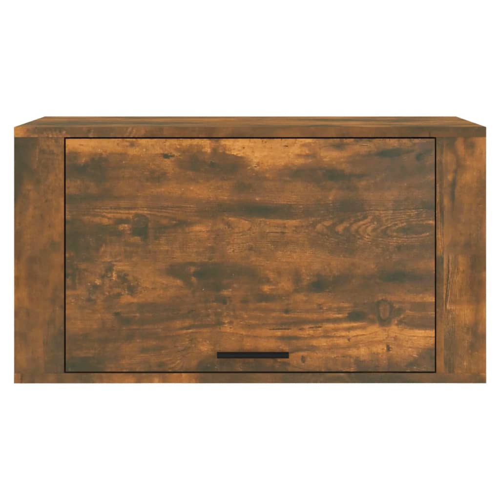 Sapateira de parede 70x35x38 cm pinho maciço carvalho fumado