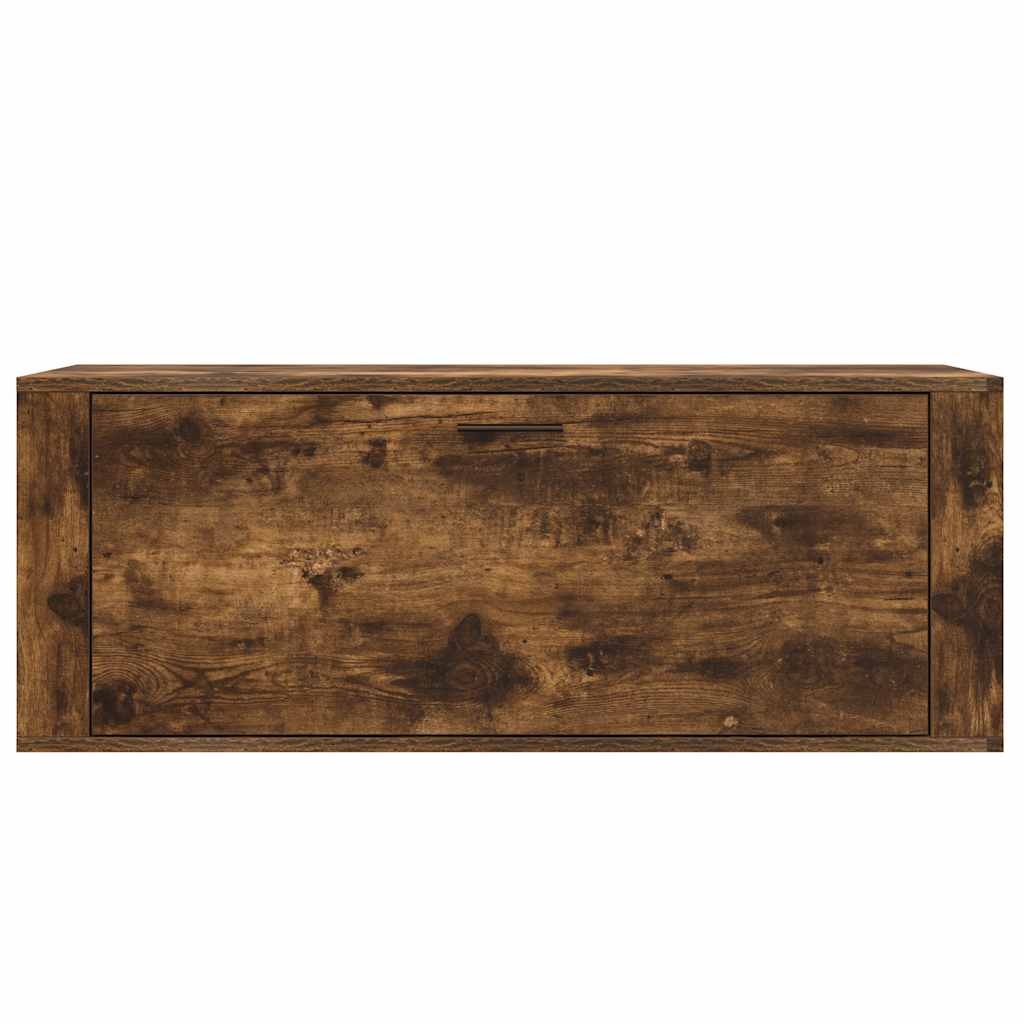 Sapateira de parede 100x35x38 cm deriv. madeira carvalho fumado