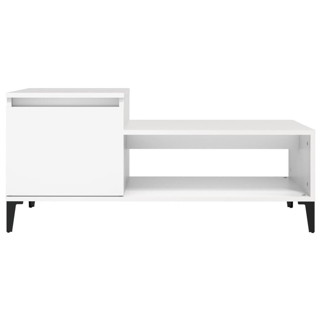 Mesa de centro 100x50x45 cm derivados de madeira branco