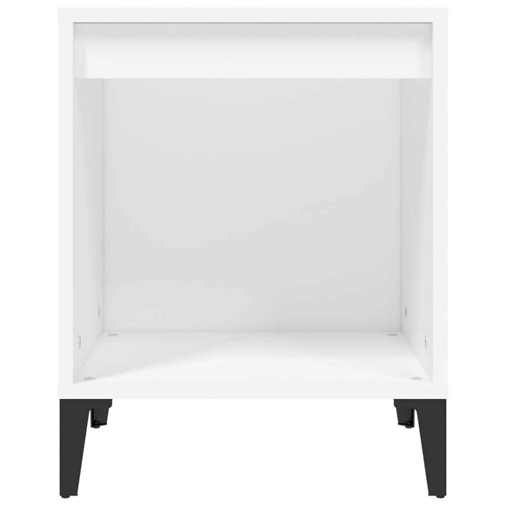Mesas de cabeceira 2 pcs 40x35x50 cm branco