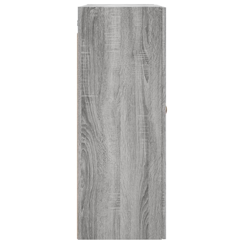 Armários de parede 2 pcs 69,5x34x90 cm cinzento sonoma