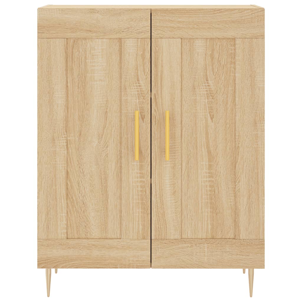 Armário alto 69,5x34x180 cm derivados de madeira cor sonoma