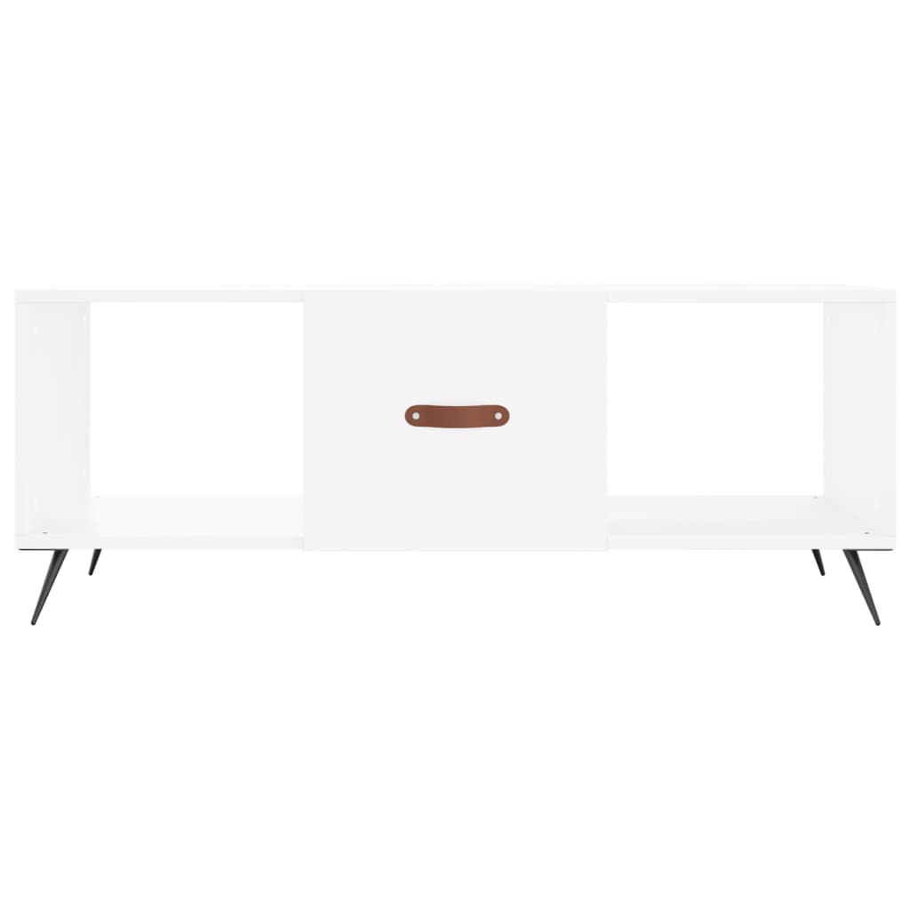 Mesa de centro 102x50x40 cm madeira processada branco