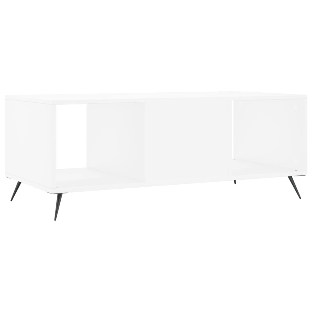 Mesa de centro 102x50x40 cm madeira processada branco
