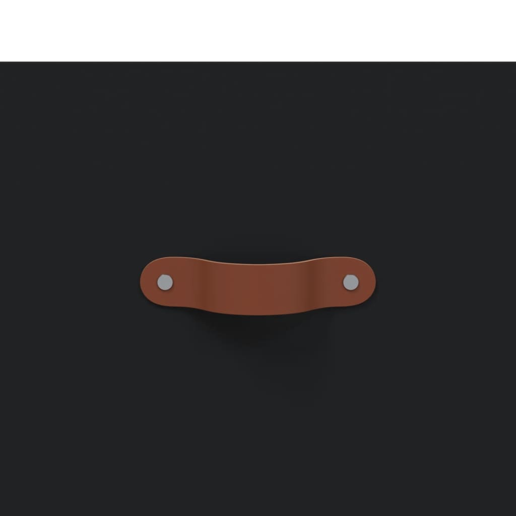 Mesa de centro 102x50x40 cm madeira processada preto