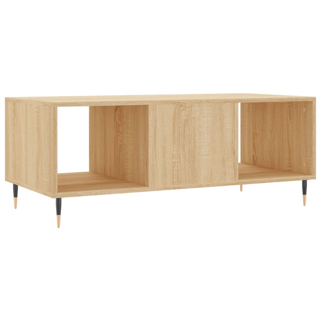 Mesa de centro 102x50x40 derivados de madeira carvalho sonoma