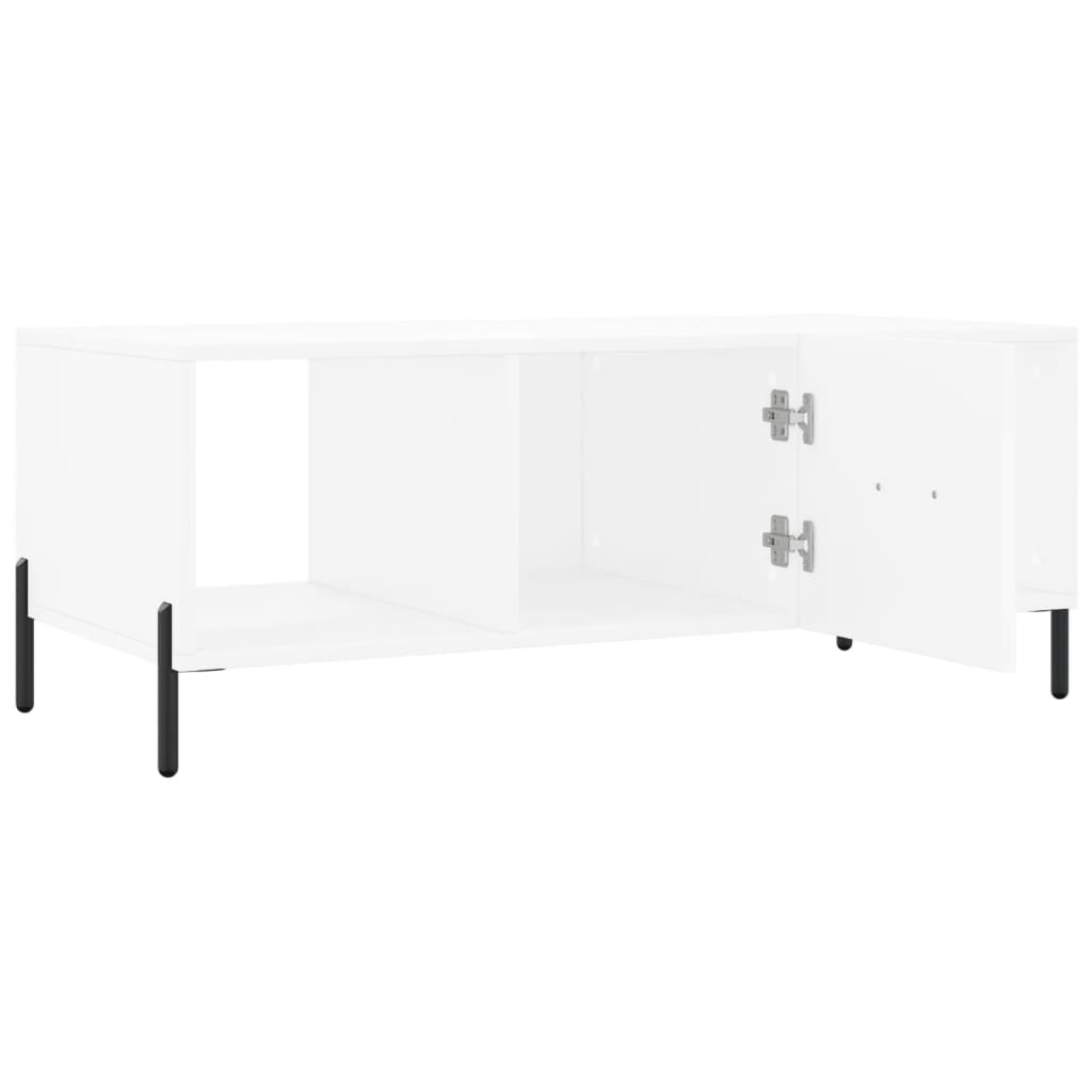 Mesa de centro 102x50x40 cm madeira processada branco