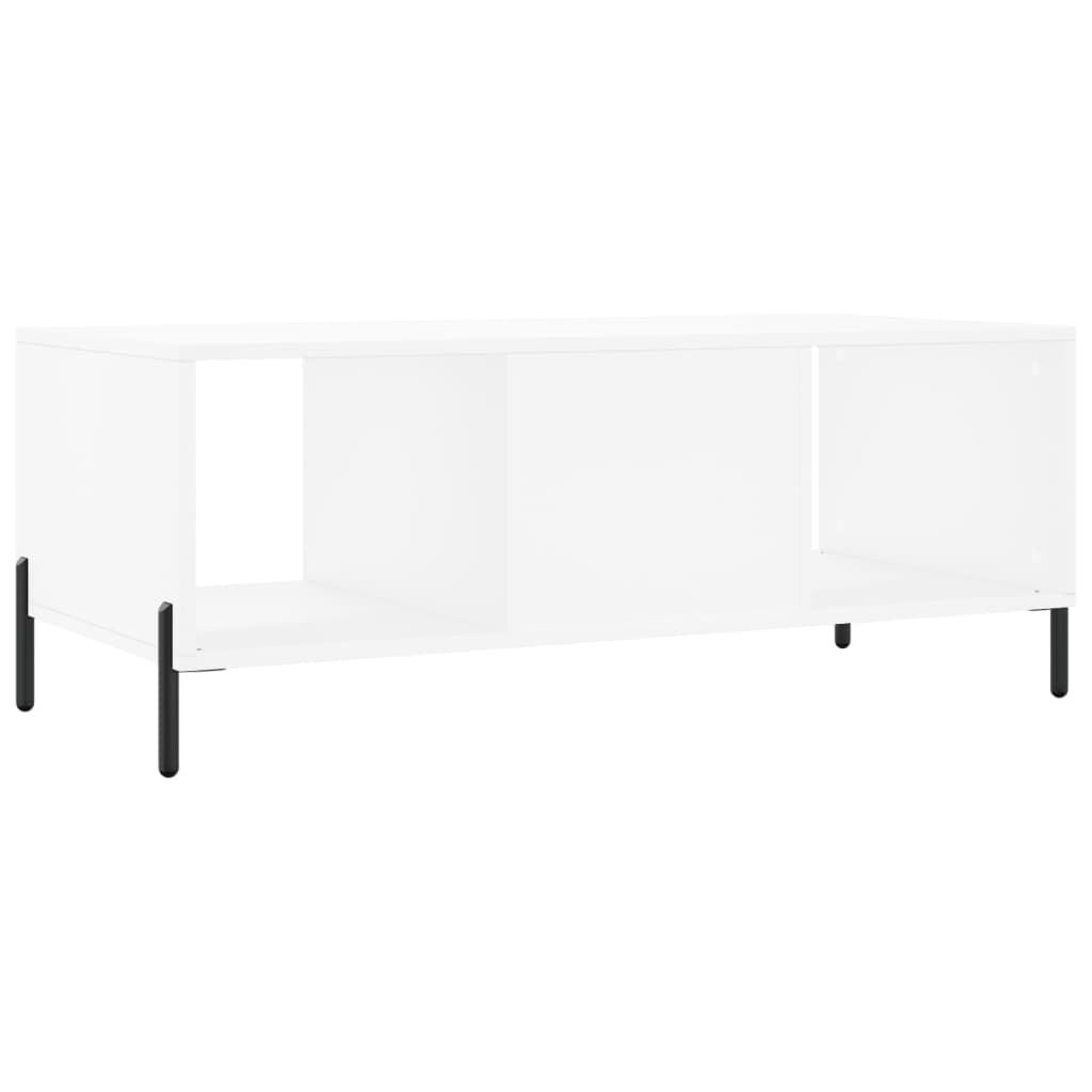Mesa de centro 102x50x40 cm madeira processada branco